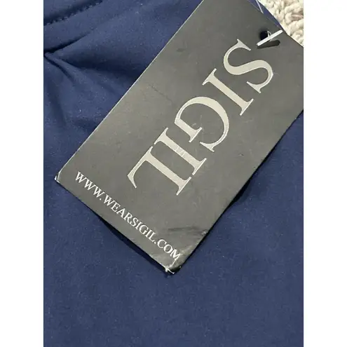 Sigil Joggers Pants Unisex Size Med Navy Blue Scrub Bottoms Athletic Tapered Leg