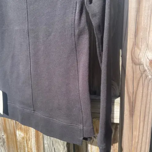 Lululemon NEW  Womens Press Pause Pullover Black Yoga Funnel Cowl Neck Running