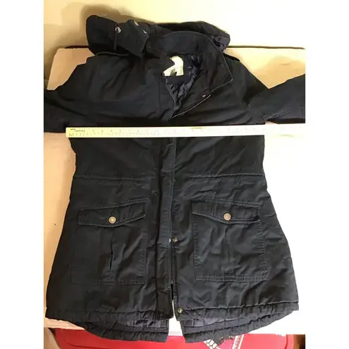 Wenven Women Winter Coat Sz.Lrg Blue Winter Hooded Parka Insulated Cold Weather Size L