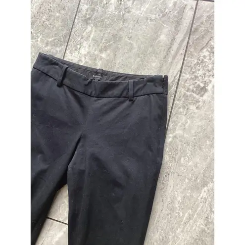 Babaton Pants Womens 0 Black Bi-Stretch Side Zip Dress Trousers Slim Aritzia