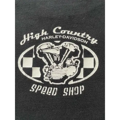 High Country Vintage Bike & Car Show Cut Off Tank Top Black Size M