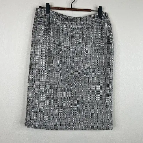 Lafayette 148  Career Tweed Skirt Women 8 Classic Preppy Capsule Luxury