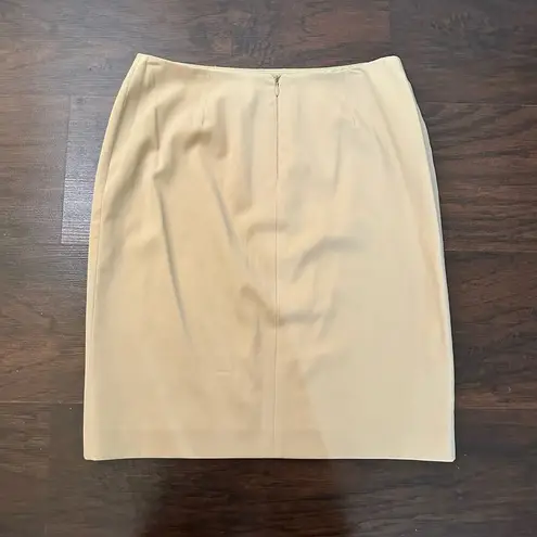 Ralph Lauren  black label tan pencil skirt size 8