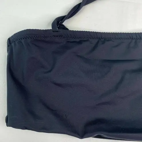 Twiin Paige Black Bandeau Non-Padded Bikini Top Women's Size Medium M