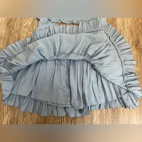 PaperMoon Smocked Crop Top and ruffle Skort~Two piece Set💙🦋 - Image 3