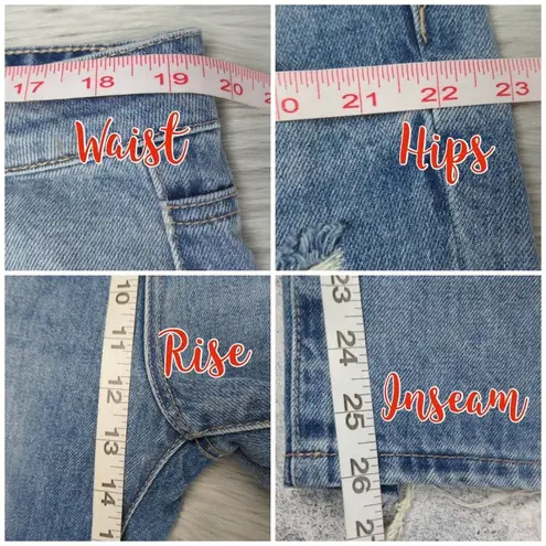 Special A LA Destroyed Cropped High Rise Straight Leg Jeans Plus Size 1X/18