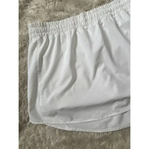 Calia Large White Mini Skort Skirt Shorts Athletic Sporty Athleisure Tennis