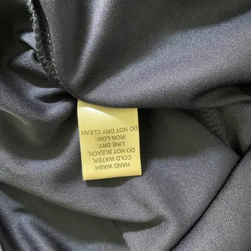 onetheland Floral Mini Dress Small Long Sleeve Navy Orange Lace Trim VNeck Boho Bloomcore