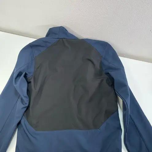 Ukrops Threads Signature Adult S Blu HEB Texas Employee Soft Shell Hooded Jacket Blue