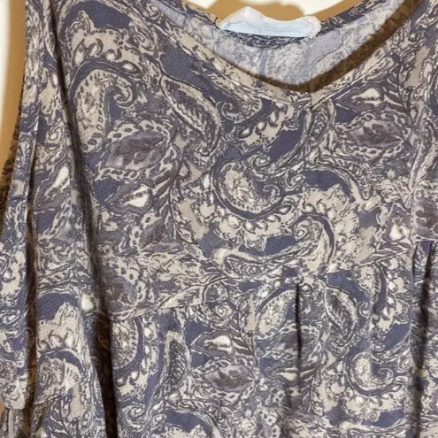Carly Jean Los Angeles Carly Jean LA Gray Paisley Cami Dress Small