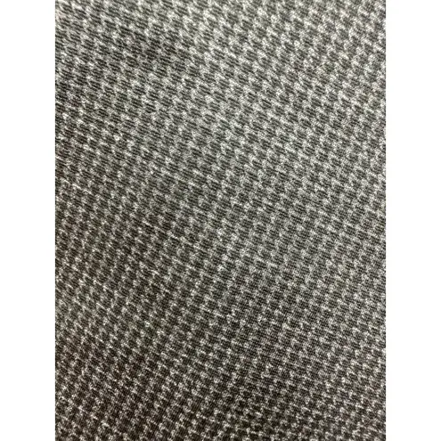 Mario Serrani Black Grey Houndstooth Print Pants Women's Size Medium M