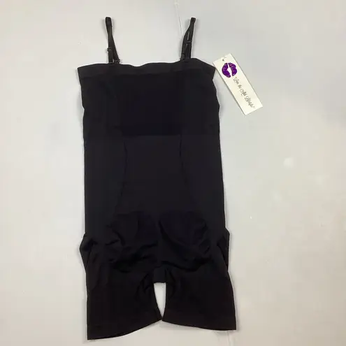 Rhonda Shear Seamless Smoothing Black Bodysuit XL