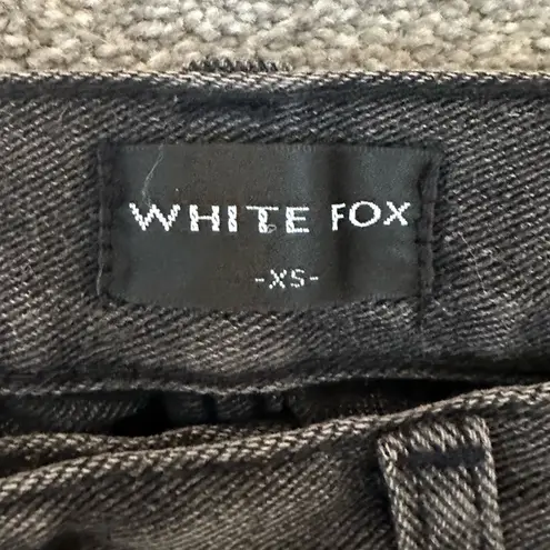 White Fox Boutique Mid Rise Black Baggy Jeans