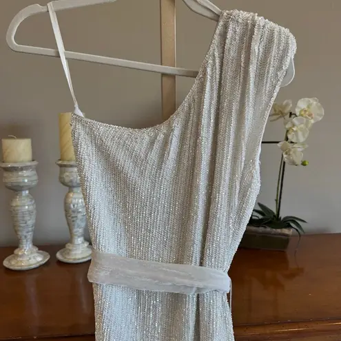 Retrofête Retrofete Ella Sequin Dress White Sold Out Retail $525 M