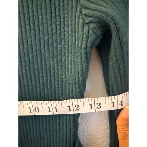 Caracilia Dark Green Long Sleeve Sweater Dress Size Large