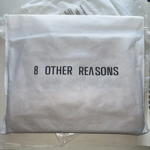 8 Other Reasons Vegan Leather Slouchy Bucket Crossbody Bag Tan NWT $149 Retail