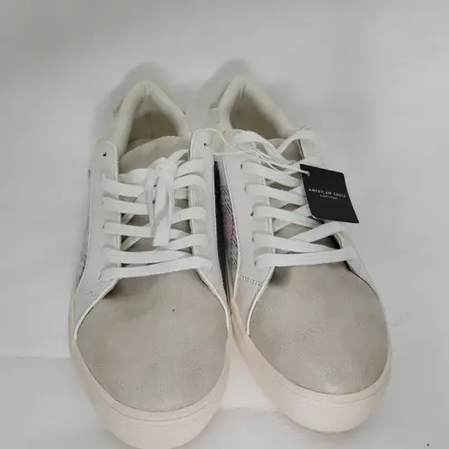 American Eagle  Outfitters Womens 8 White & Plaid Sneaker Shoes