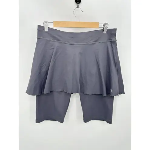 Bermuda Sofibella Skirt Women XL NWOT Grey Jan  UV Skort Biker Activewear