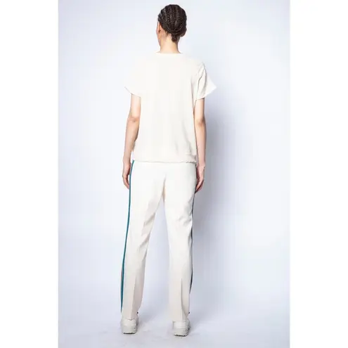 Zadig & Voltaire Poème Crêpe Satin Pants Size EU38 USM New w/Tag Retail $328