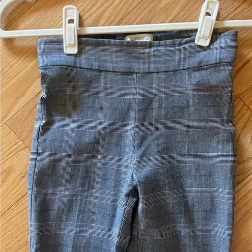 Avenue Montaigne Grey Black & White Plaid Becca Pant