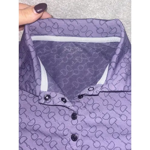 dover saddlery shirt short sleeve bit AOP print shirt S Collared Snap Button