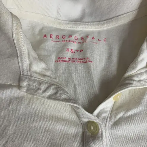 Aeropostale  white polo