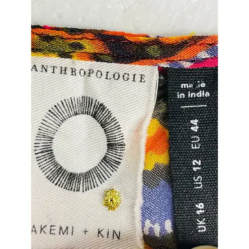 Akemi + Kin Anthropologie Murol Wrapped Boho Maxi Dress size 12