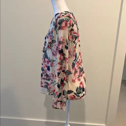 Allison Joy NWT Evereve Kristy Ruffle Top Sz M