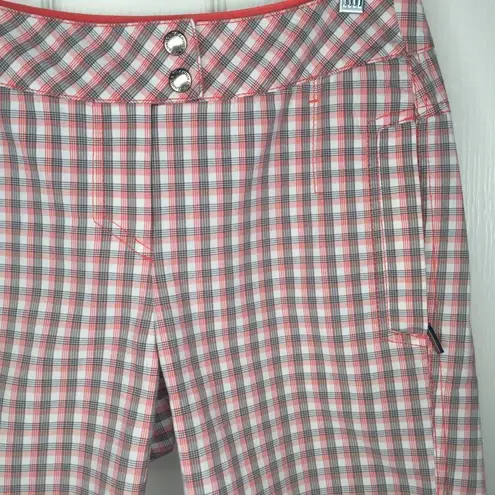 CLEARANCE Annika Cutter & Buck Plaid Bermuda Shorts Sz 2