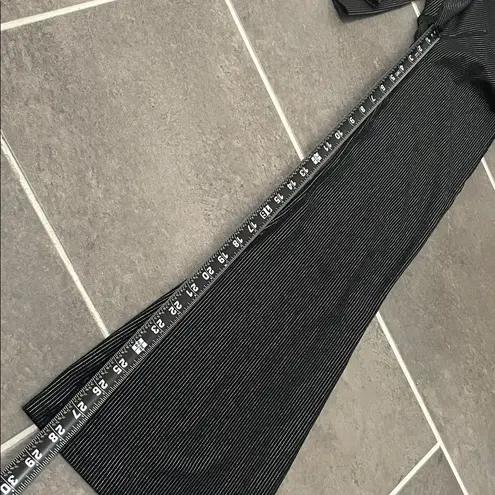 Carbon38 Flared Shimmer Pant size Small Black