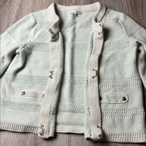 CAbi Mint Green Knit Cardigan – Size Large