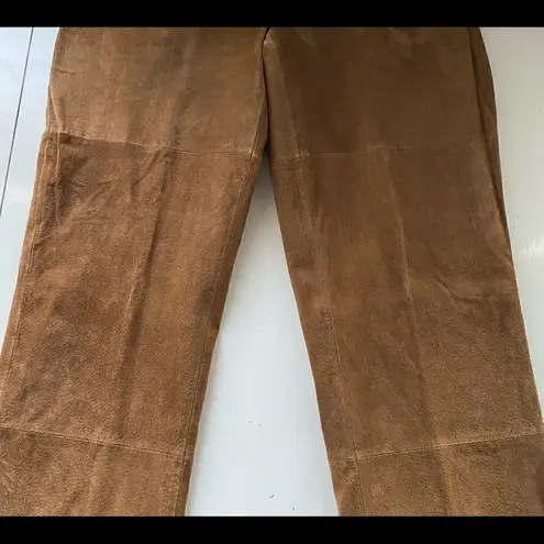 Bernardo Tan Real Suede Pants Size 8 New with tags