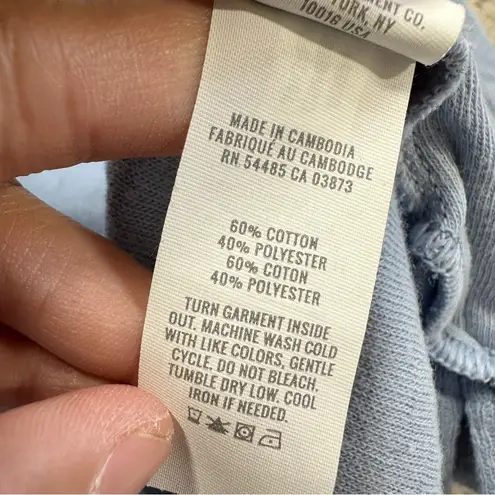 Aerie  Women’s Oversize Longsleeve Pullover Top XL & High Waisted Shorts L Blue - Image 15