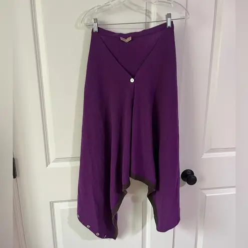 Spartina 449 Purple Sea Spray Poncho- One Size