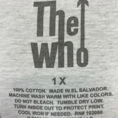The Who white T-shirt size 1X
