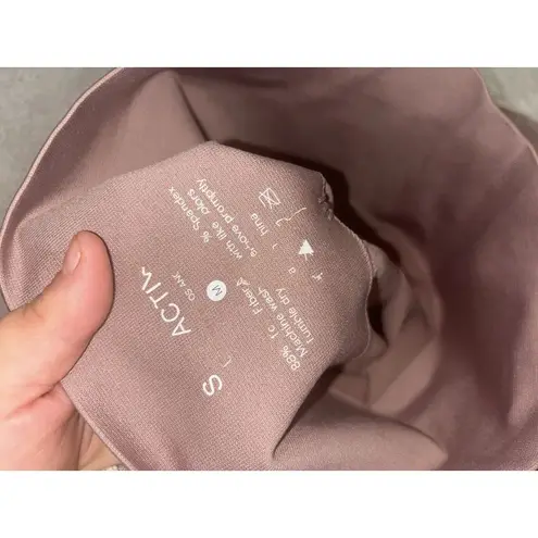 Set Active Sculptflex Seamless Leggings Mauve Size Medium EUC