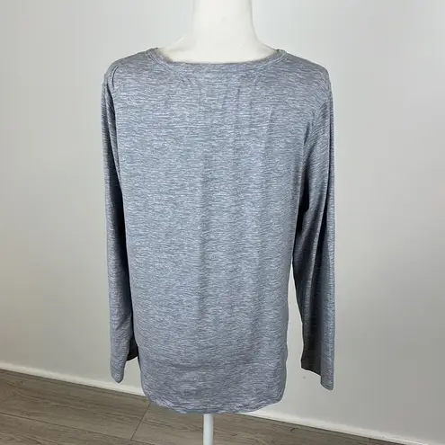 Rae Dunn  Grey Long Sleeve Sweet Dreams Top Size L