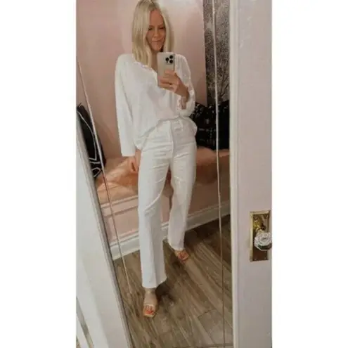 MOTHER The Rambler Zip Ankle in Wash Fairest Of Them All Size US 27 White