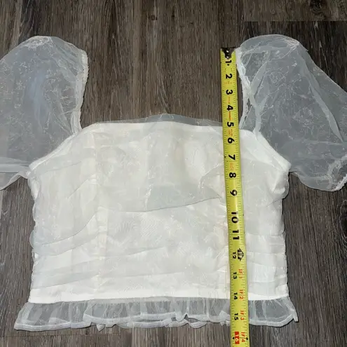 Showpo White Puff Short