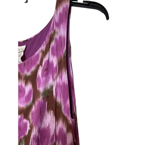 Matilda Jane Hello Lovely Adore Me Purple Floral Hi Low Jersey Dress Women Large