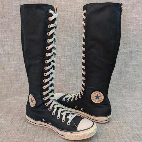 Converse  CTAS XXHi Knee High Zip Lace Up Sneaker Boot RARE 1V708 Men 8 Women 10