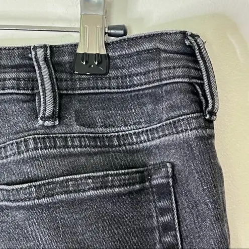 Acne Studios Climb Skinny Jeans Used Black Women’s Size 30 Raw Hem Faded Look