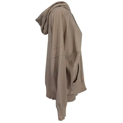 OFFLINE by Aerie Beige Cozy Zip Up Hoodie Sweatshirt M Casual Comfort *Stain* Tan Size M