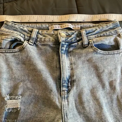 Tinseltown High Rise Light Acid Wash Ripped Skinny Jeans