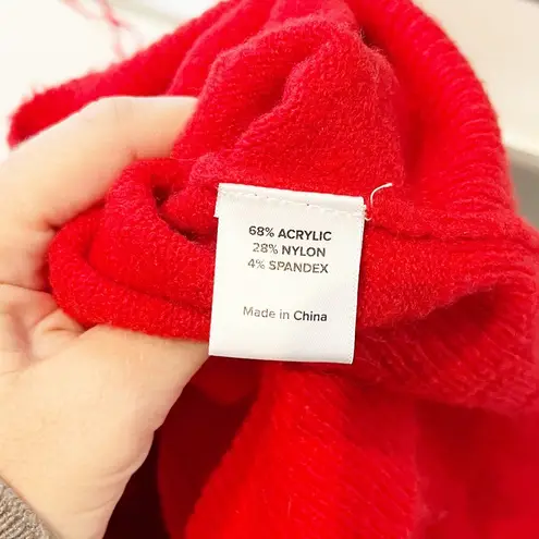 Evereve Jessie Off Shoulder Pullover Sweater Red XS