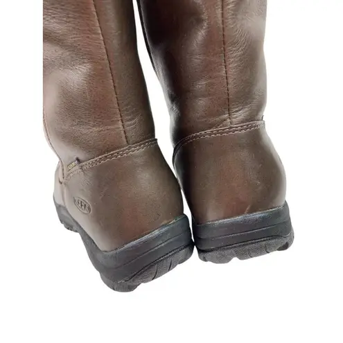 Keen Laken Boots Brown Leather Tall Equestrian Riding Ranchwear Waterproof EU 35