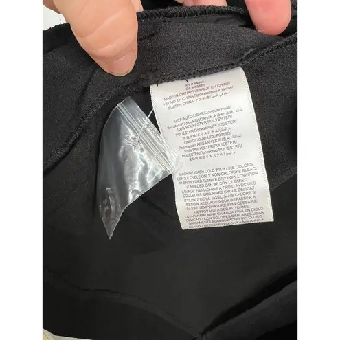 BCBGeneration  Black Single-Button Notched Lapel Blazer Jacket Size S - Image 11