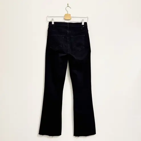 MOTHER The Hustler Ankle Fray Jeans in Not Guilty Black Size 25