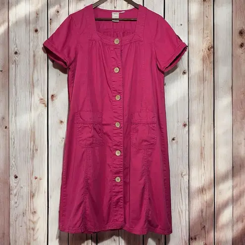 Blair Vintage 90s Midi Dress 100% Cotton Cap Sleeve Womens Size Large | Modest