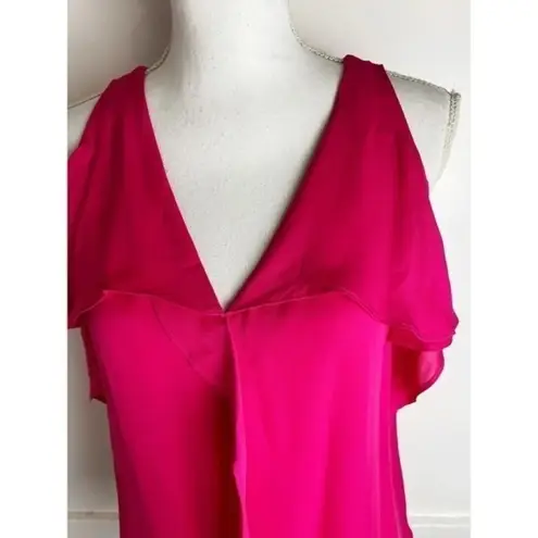Kobi Halperin • NWT Magenta Pink Laurell Cold Shoulder Blouse